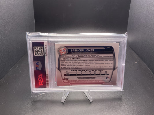 2023 Bowman Chrome Prospect Autographs Spencer Jones #CPA-SJ