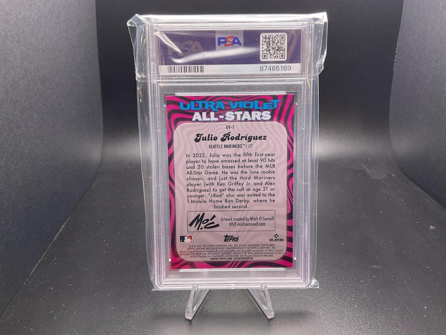 2023 Topps Chrome Ultraviolet All Stars Julio Rodriguez #UV-7