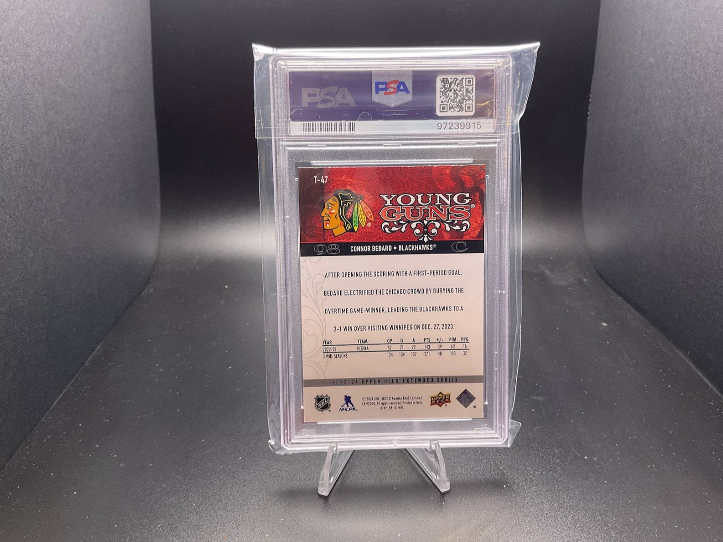 2023 Upper Deck Retro Connor Bedard #T-47