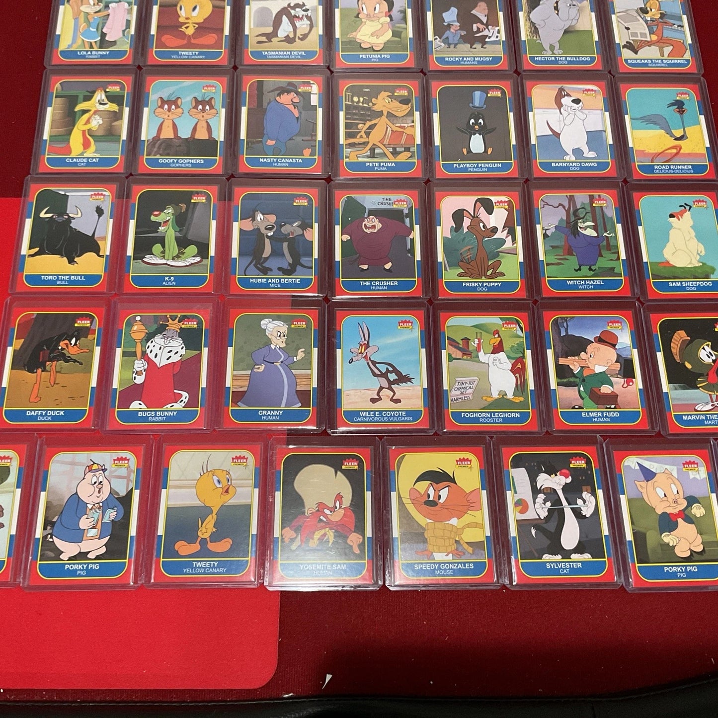 2024 Looney tunes Retro 1986 Fleer Super Short Print SSP Complete Set (50)