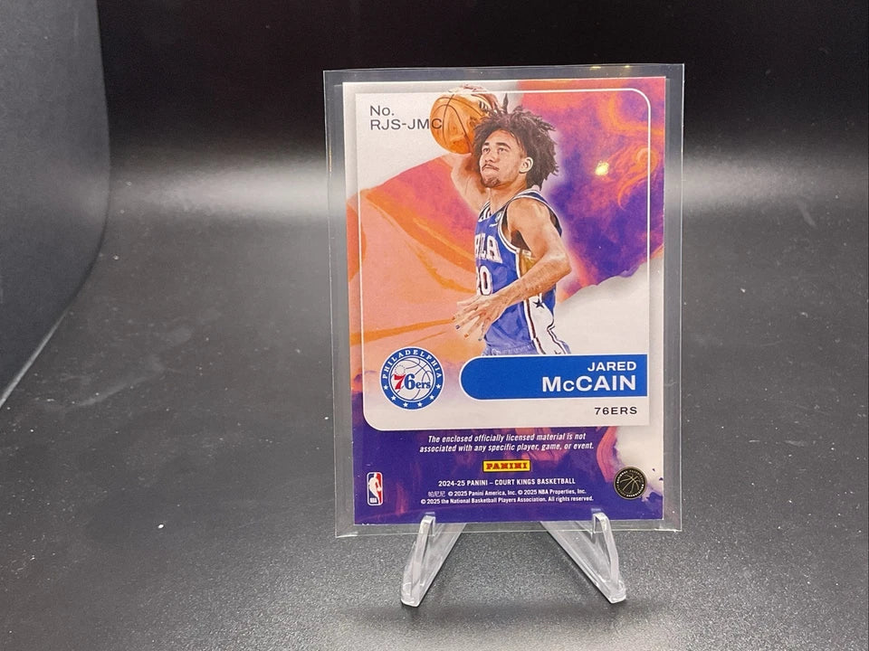 2024 Panini court Kings RJS-JMC Jared McCain Sick Patch Rookie Swatches