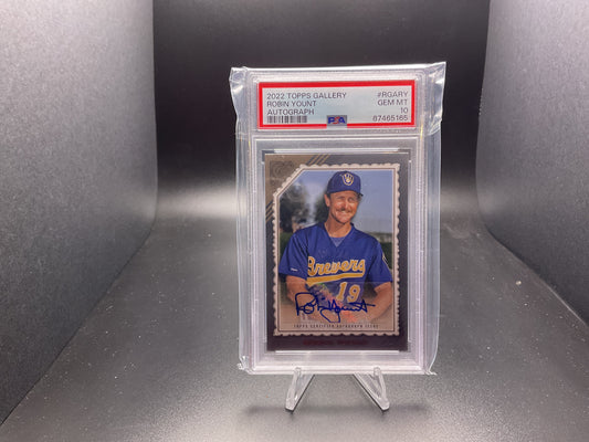 2022 Topps Gallery Retired Greats Autographs Robin Yount #RGA-RY