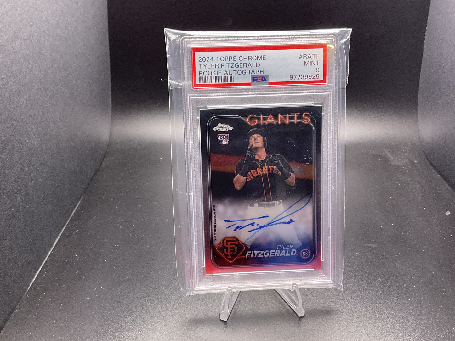 2024 Topps Chrome Rookie Autograph Tyler Fitzgerald #RA-TF