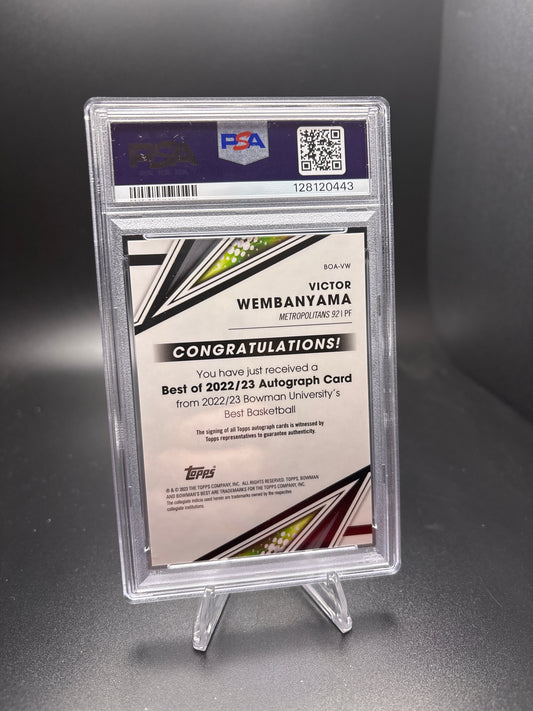 2022 Bowman University Best of Autographs Victor Wembanyama #BOA-VW