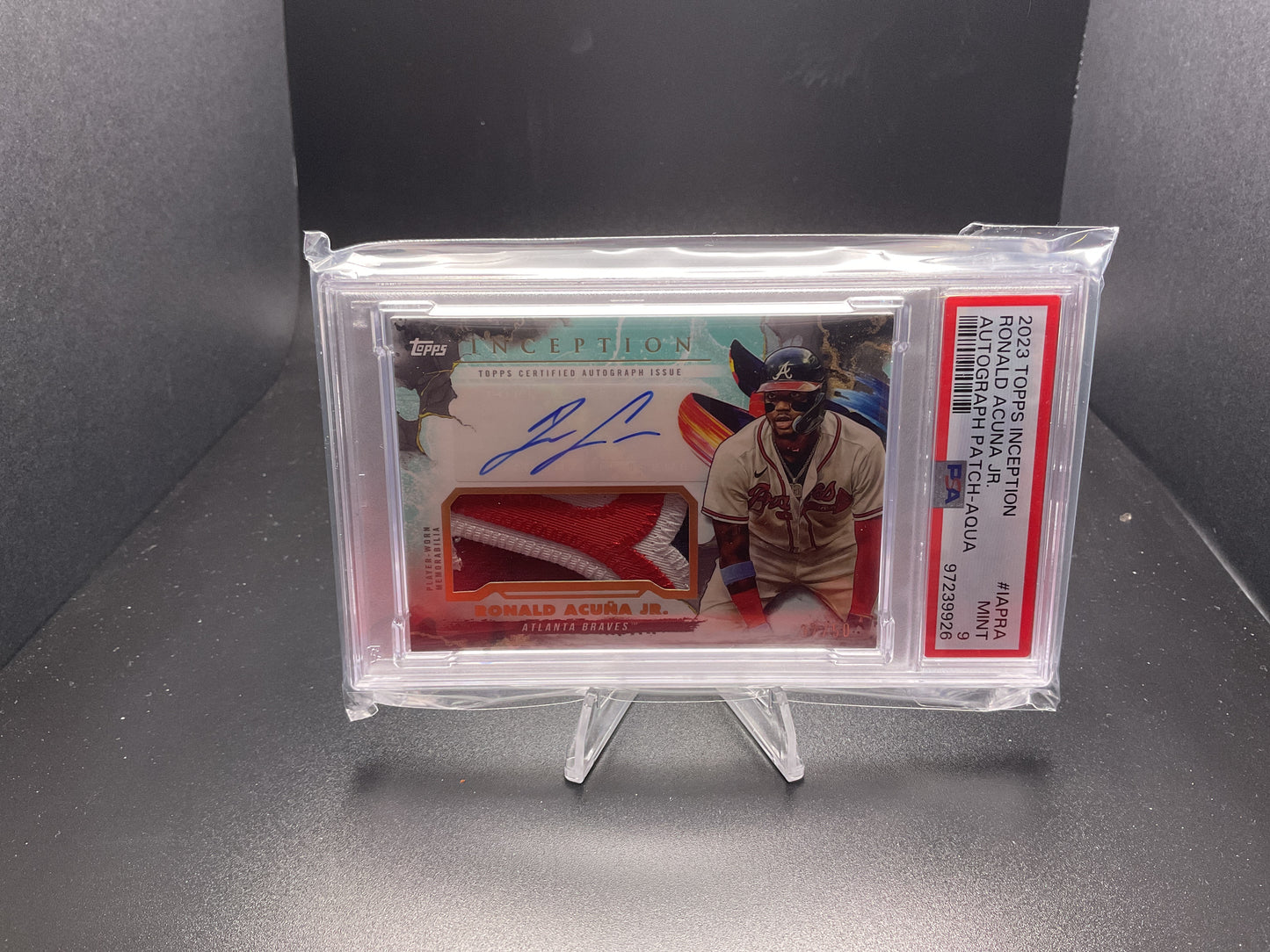2023 Topps Inception Autograph Patch Ronald Acuna Jr. #IAP-RA