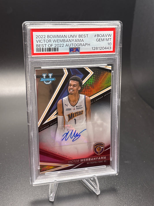 2022 Bowman University Best of Autographs Victor Wembanyama #BOA-VW