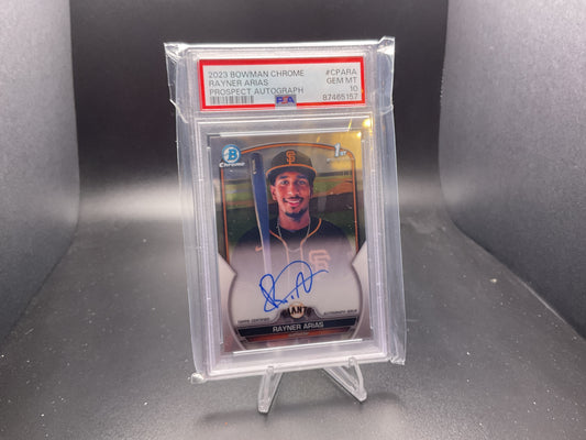 2023 Bowman Chrome Prospect Autographs Rayner Arias #CPA-RA