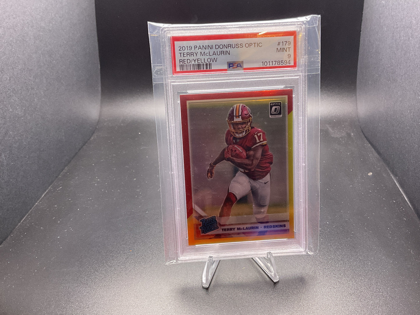 2019 Donruss Optic Terry McLaurin [Red and Yellow] #179