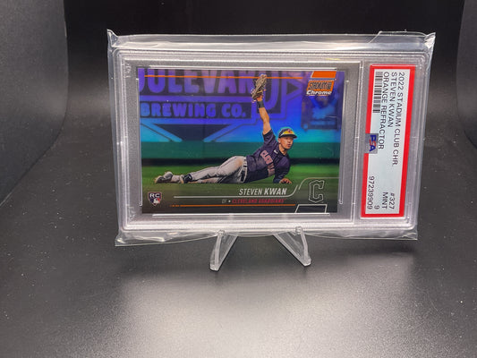 2022 Stadium Club Chrome Steven Kwan [Orange Refractor] #327