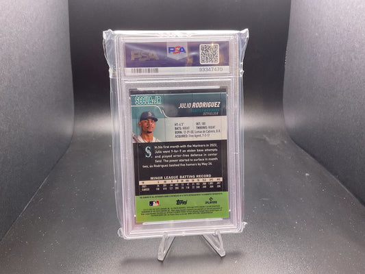 2022 Stadium Club Chrome Autographs Julio Rodriguez #SCCUA-JR