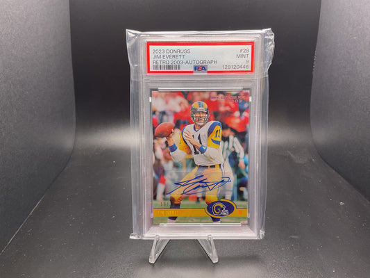 2023 Panini Donruss Retro 2003 Jim Everett [Autograph] #28