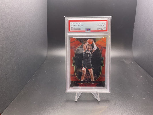2022 Panini Select Jalen Green [Red] #52 JERSEY MINT