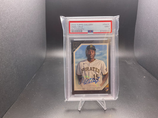 2022 Topps Gallery Rookie Autographs Oneil Cruz #RA-OC