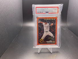 2024 Topps Update Paul Skenes [Orange Crackle Foilboard] #US288