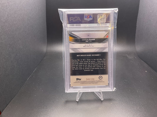 2022 Bowman University Best Caitlin Clark [Blue] #50