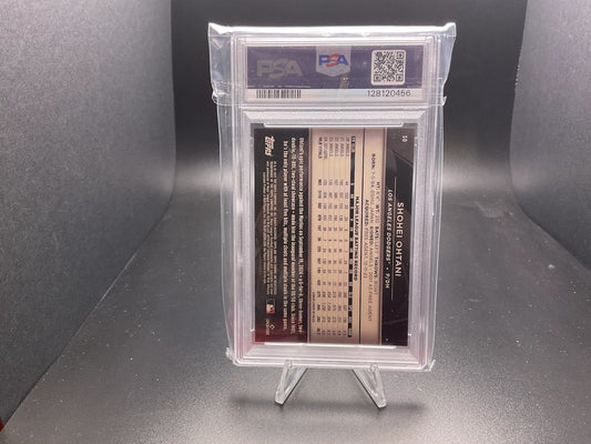 2025 Topps Chrome Black Shohei Ohtani [Blue Lava Refractor] #50