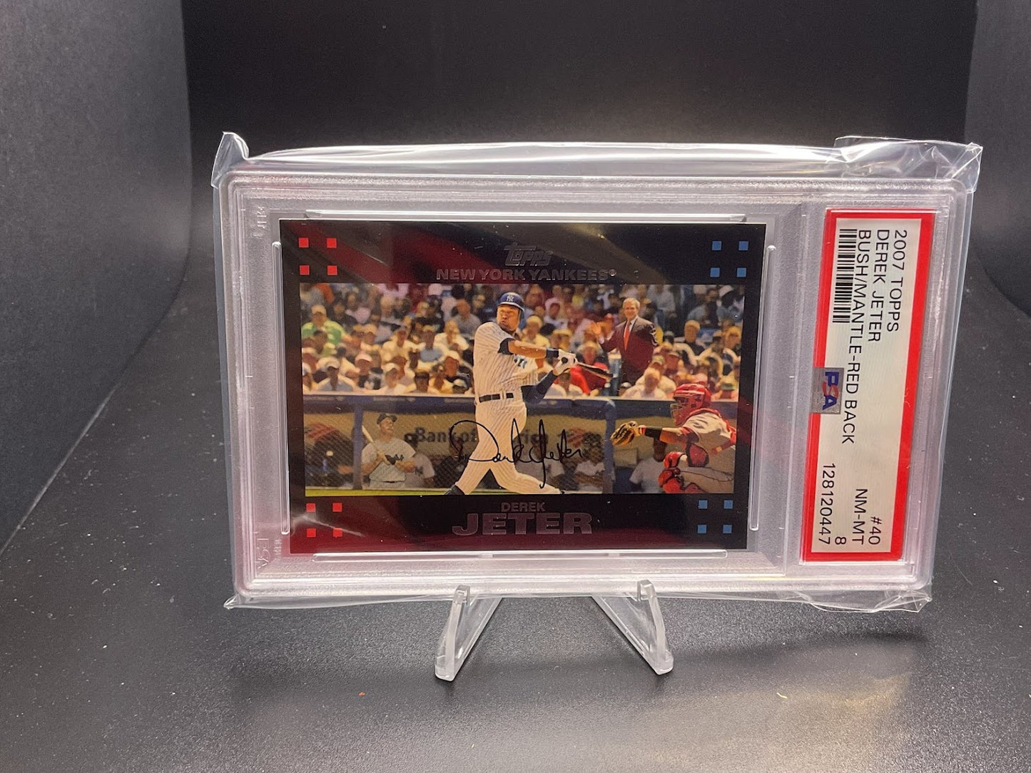 2007 Topps Derek Jeter [Bush, Mantle 1st Edition] #40
