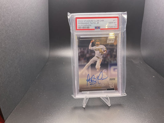 2022 Stadium Club Chrome Autographs Fernando Tatis Jr. #SCCBA-FT