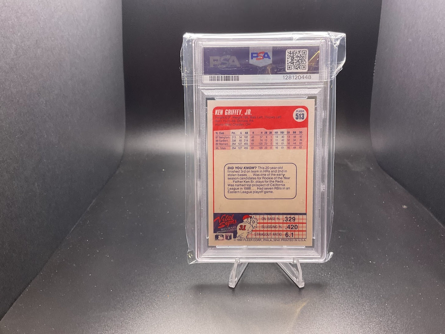 1990 Fleer Ken Griffey Jr. #513