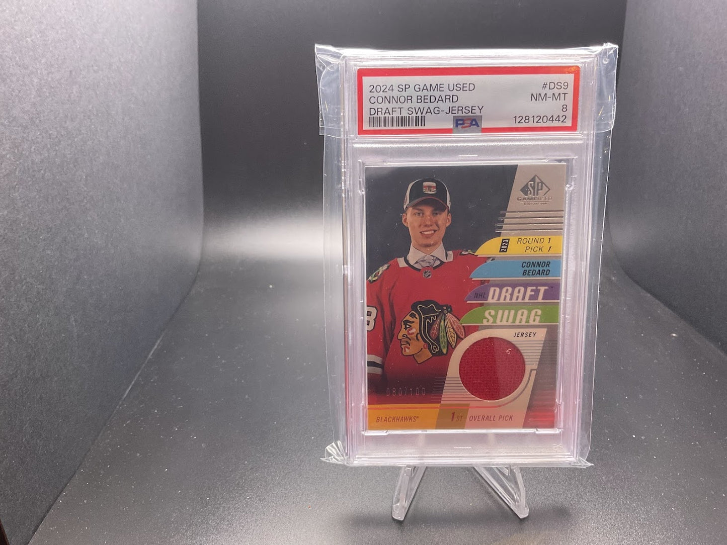 2024 SP Game Used Draft Swag Jersey Connor Bedard #DS-9