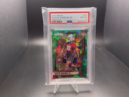 2024 Panini Prizm Marvin Harrison Jr. [Green Ice] #375