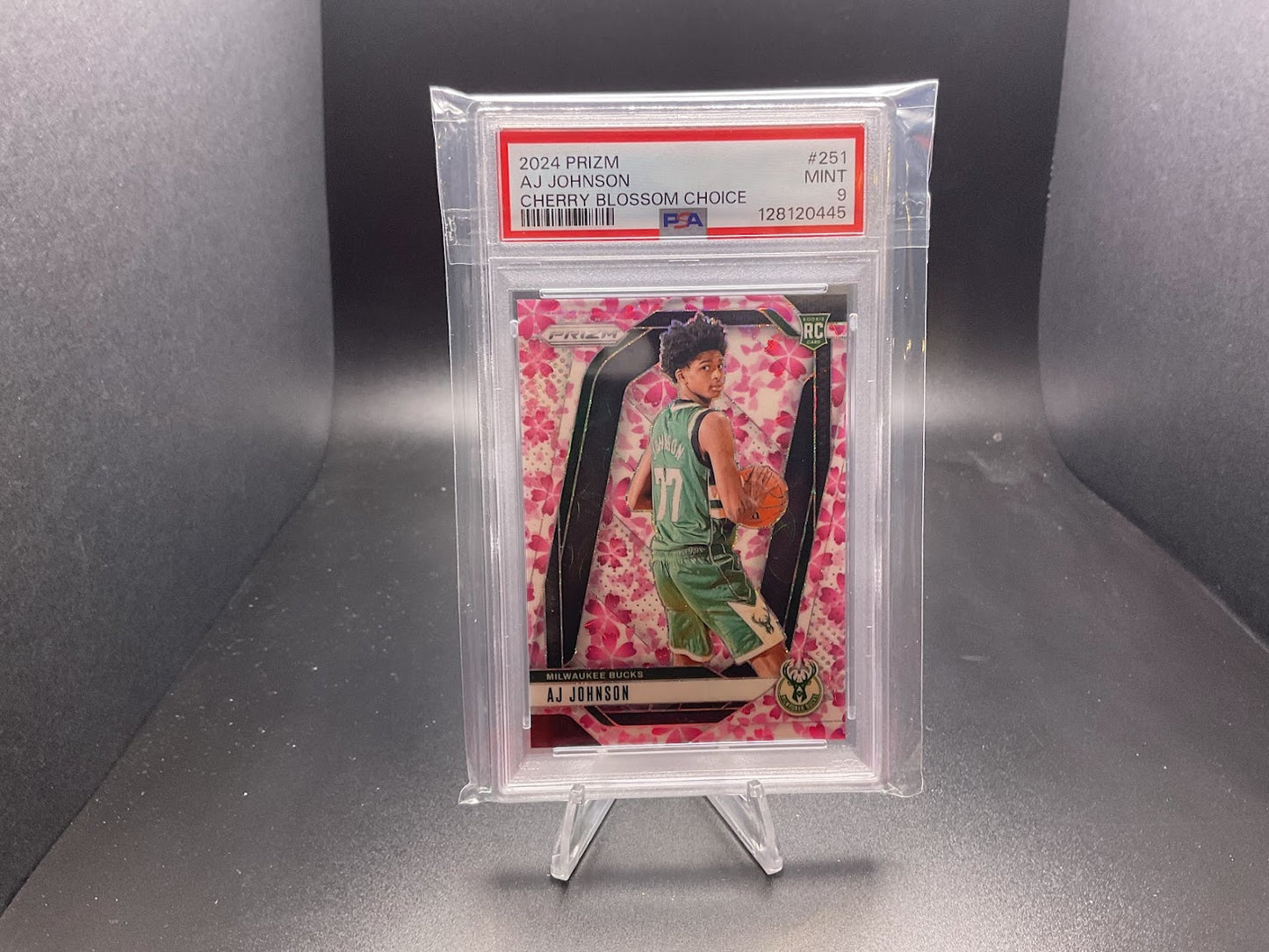 2024 Panini Prizm AJ Johnson [Choice Cherry Blossom] #251