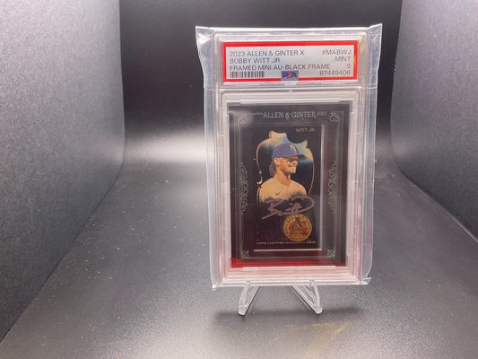 2023 Topps Allen & Ginter Mini Framed Autographs Bobby Witt Jr. [X Black] #MA-BWJ