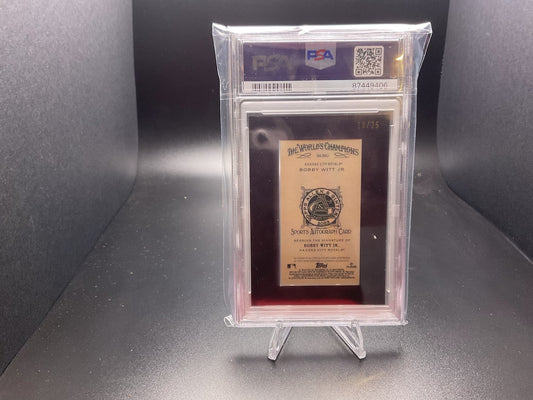 2023 Topps Allen & Ginter Mini Framed Autographs Bobby Witt Jr. [X Black] #MA-BWJ