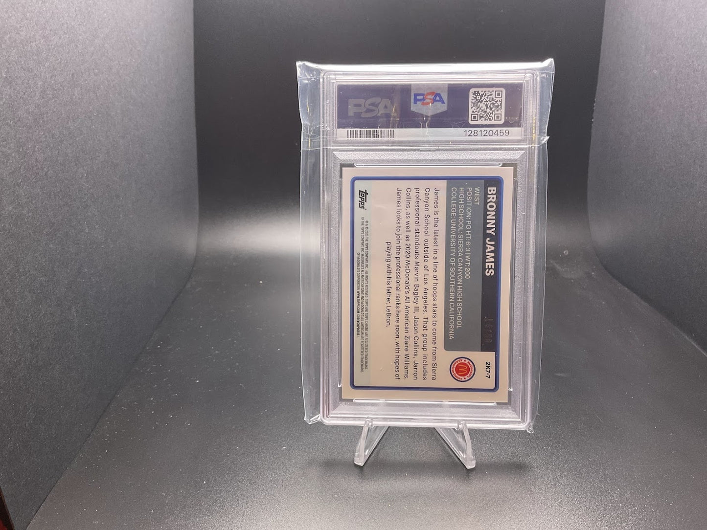 2024 Panini Donruss Net Marvels Bronny James Jr. [Press Proof Gold] #11