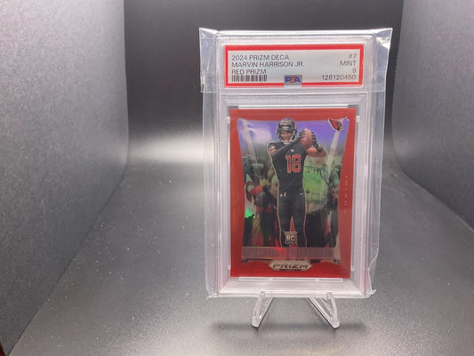 2024 Panini Prizm Deca Marvin Harrison Jr. [Red] #7