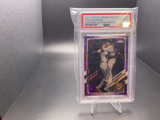2021 Topps Chrome Update Sapphire Joe Musgrove [Purple] #US35