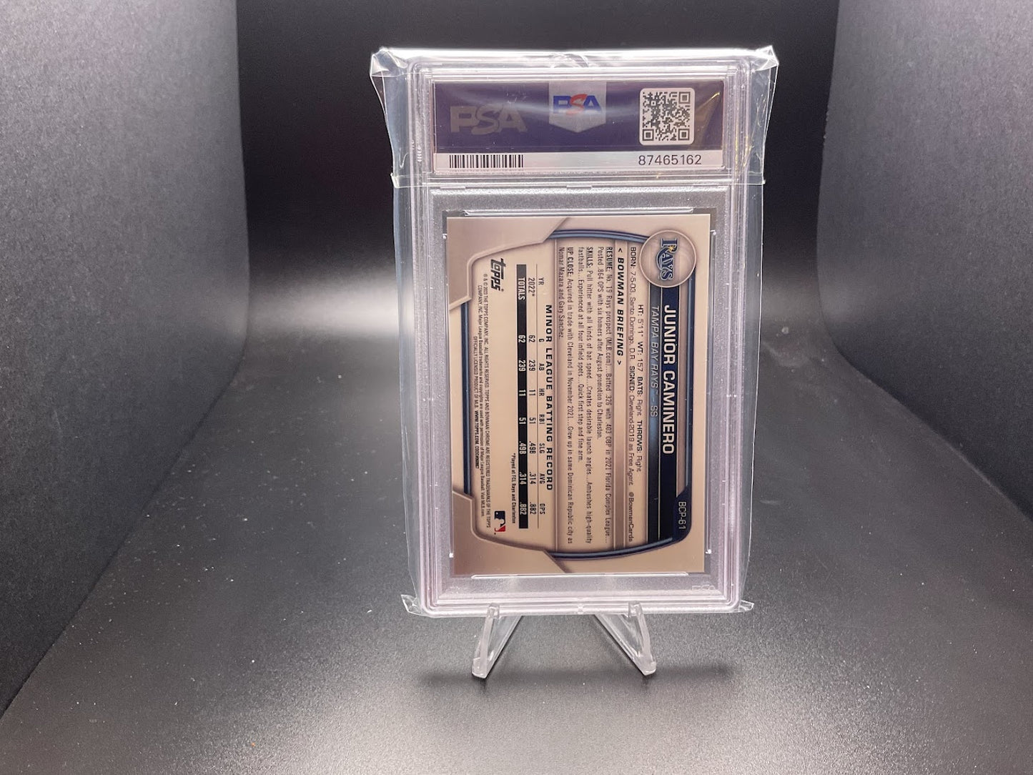 2023 Bowman Chrome Prospects Junior Caminero [Mega Box Mojo Purple] #BCP-61