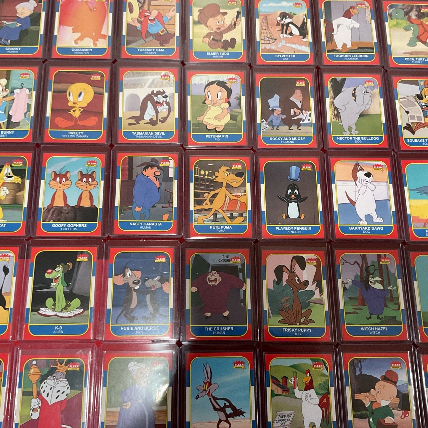 2024 Looney tunes Retro 1986 Fleer Super Short Print SSP Complete Set (50)