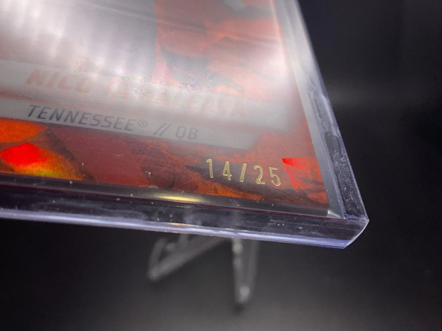 2024 Bowman University Chrome Sapphire Edition - Nico Iamaleava #139 Orange /25