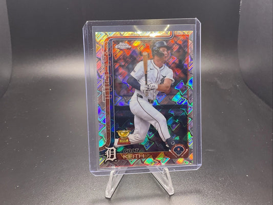 2025 Topps Chrome Update Colt Keith #180  Variation Cupfractor Tigers -QI95