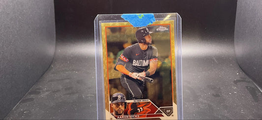 2023 Topps Chrome Update Aaron Hicks 1/1 SuperFractor!