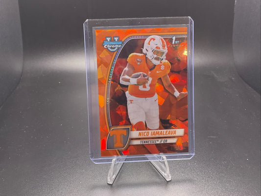 2024 Bowman University Chrome Sapphire Edition - Nico Iamaleava #139 Orange /25