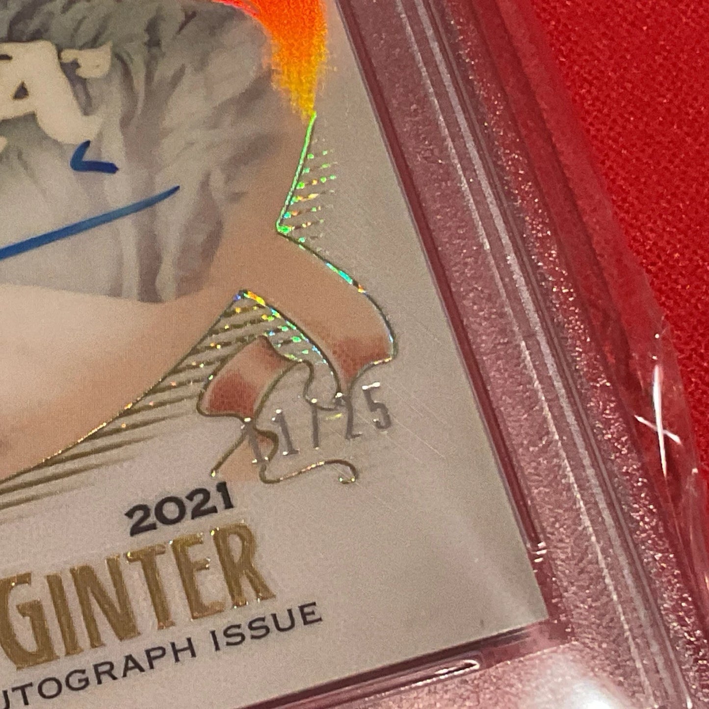 2021 Allen Ginter Mark McGwire Aga-mm /25 Orange PSA 10!