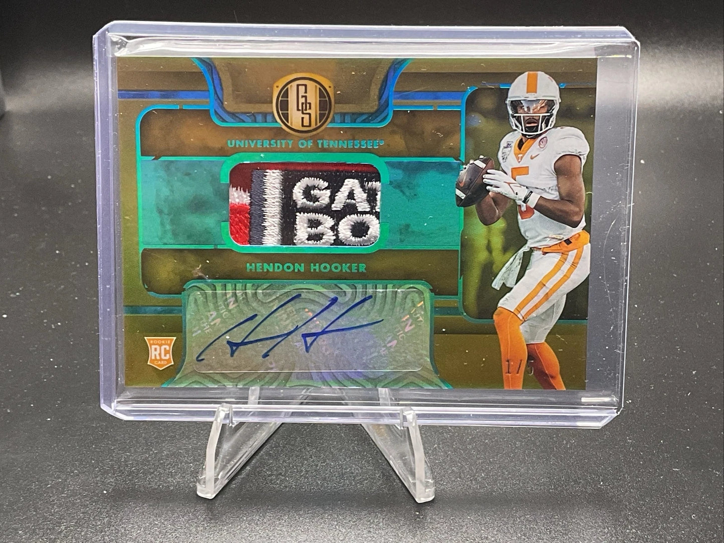 2023 Panini Chronicles Gold Standard Hendon Hooker /5 RPA SICK Gator Bowl