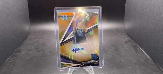 2022-23 Bowman University Best - Best of 2022-23 Autographs Kyle Filipowski /50