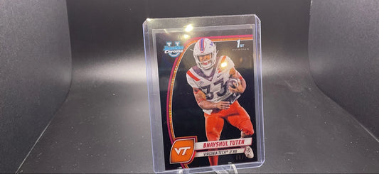 2024 Bowman University Chrome Sapphire Edition - Bhayshul Tuten #21 Black /10...