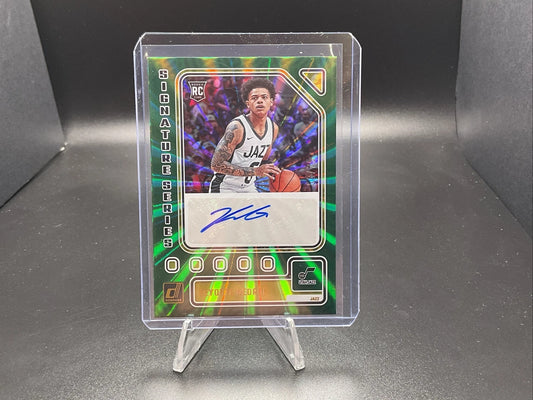 2024 Donruss basketball signature series Keyonte George autograph SS-KEY