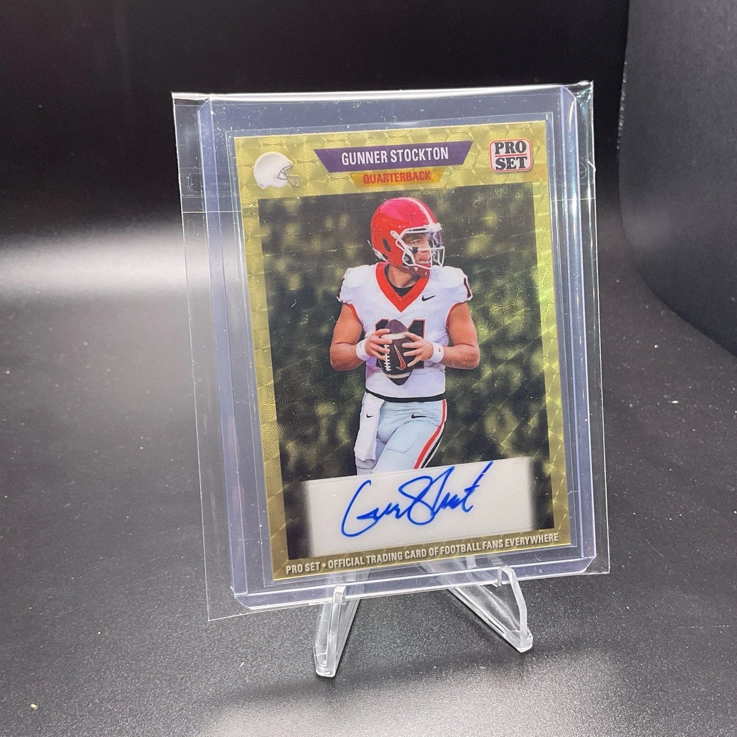 2024 Leaf Pro Set Gunner Stockton 1/1 89A-GS1 Superfractor Autograph